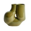 HAY W&S Chubby Vase, Olive Green 1 HAY W&S Chubby Vase, Olive Green -FINISH DESIGN SHOP W and S Chubby maljakko oliivinvihrea TM