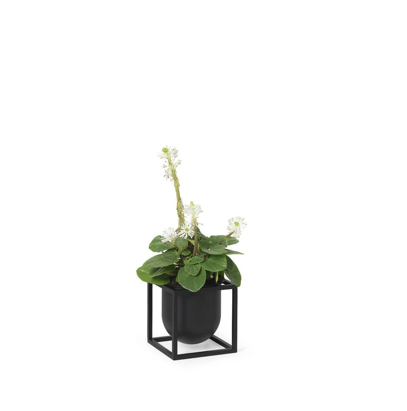 By Lassen Kubus Flowerpot 10, Black 4 By Lassen Kubus Flowerpot 10, Black - Image 2
