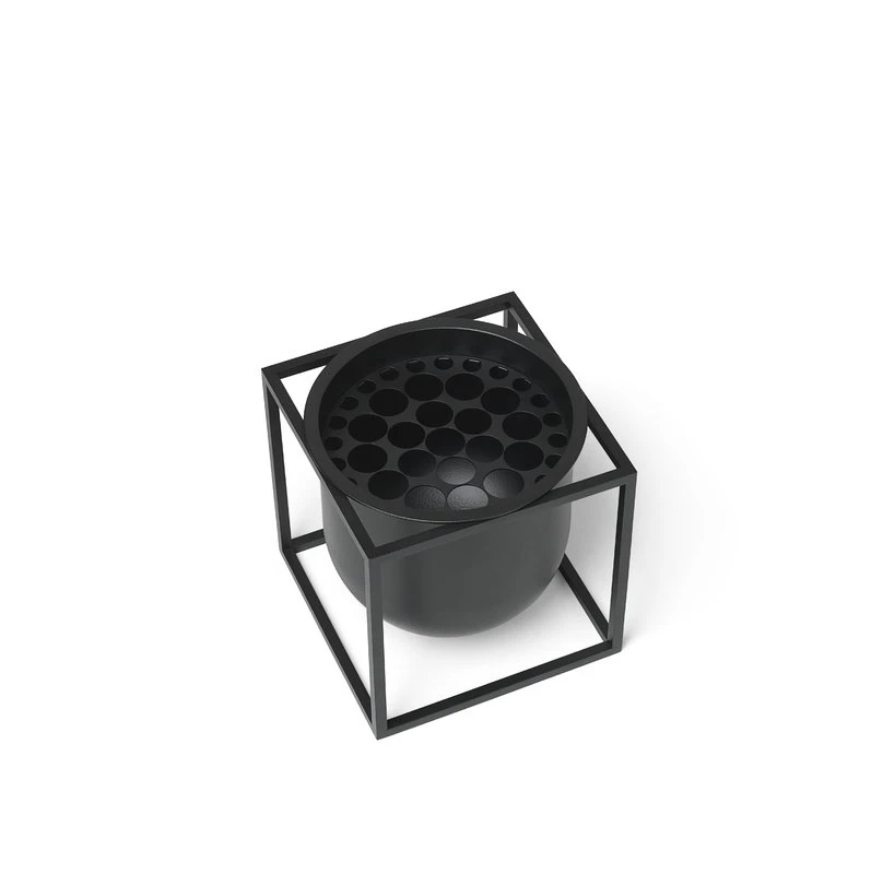 By Lassen Kubus Flowerpot 14, Black 4 By Lassen Kubus Flowerpot 14, Black - Image 2