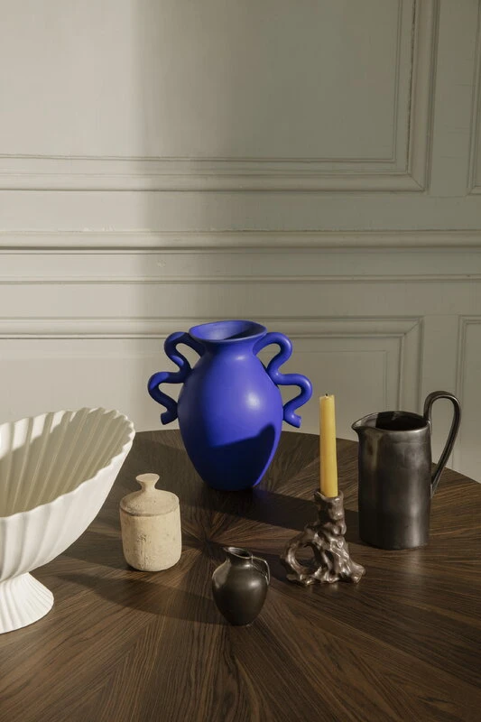 Ferm LIVING Verso Table Vase, Bright Blue 4 Ferm LIVING Verso Table Vase, Bright Blue - Image 2