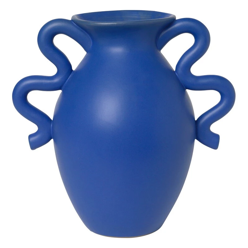Ferm LIVING Verso Table Vase, Bright Blue 3 Ferm LIVING Verso Table Vase, Bright Blue