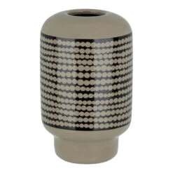 Marimekko Oiva - Siirtolapuutarha Vase, 14 Cm, Terra - Black