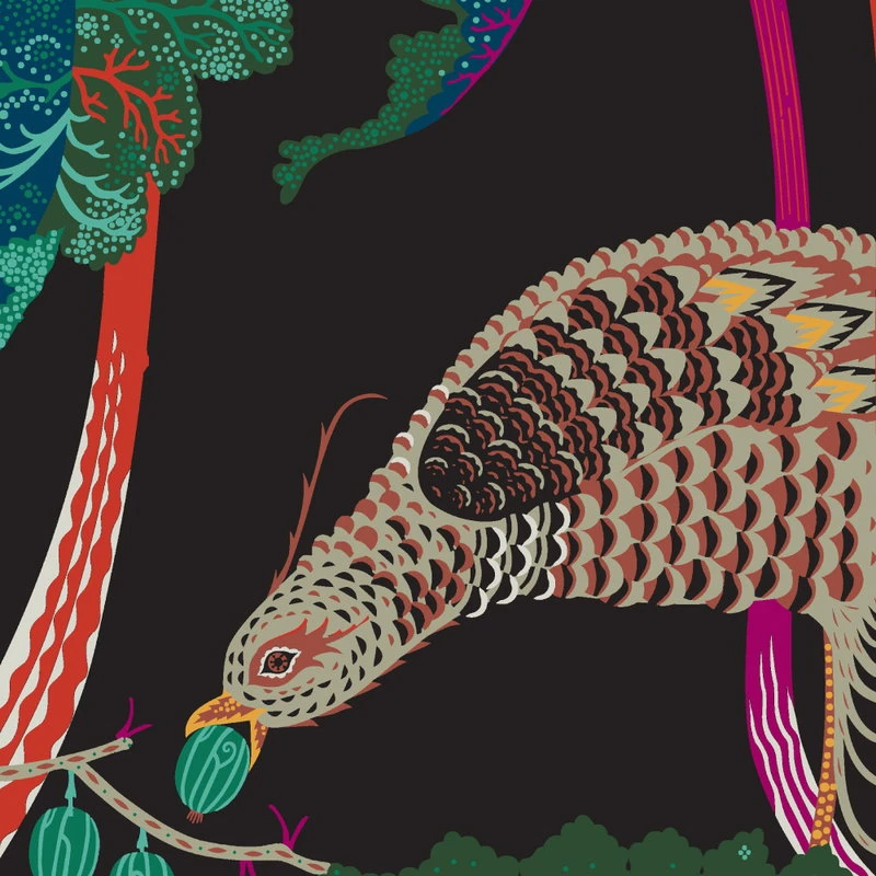 Klaus Haapaniemi & Co. Pheasants Wallpaper, Matt Coated 4 Klaus Haapaniemi & Co. Pheasants Wallpaper, Matt Coated - Image 3